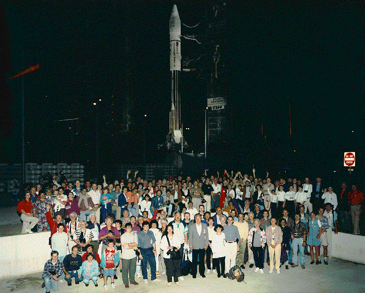 Group picture just before launch